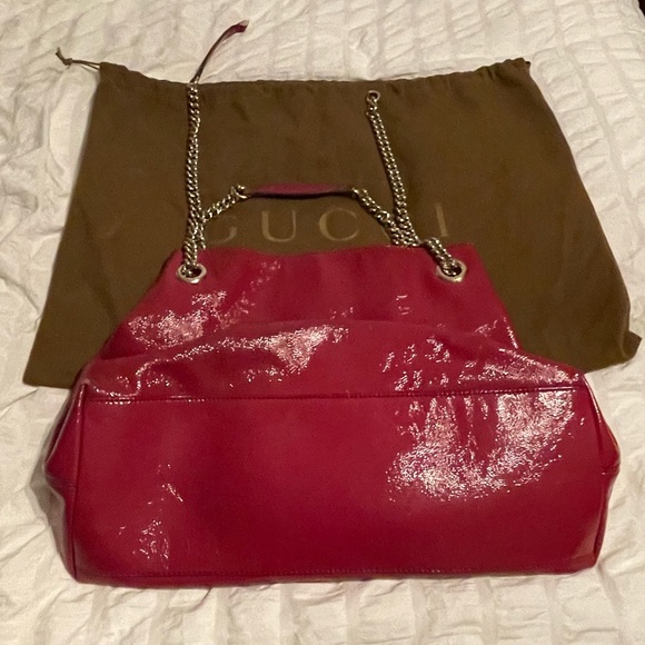 Gucci soho medium chain bag pink patent leather - Picture 3 of 7
